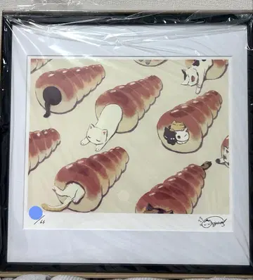 아보가도6 액자 포스터 고양이 로네 친필 사인 포함