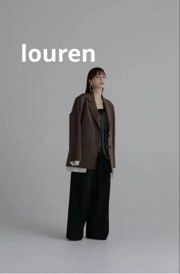 louren 로렌 cutoff tailored jacket