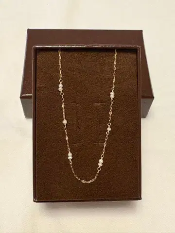 [ 착용 1회 ] 아가트 펄 목걸이