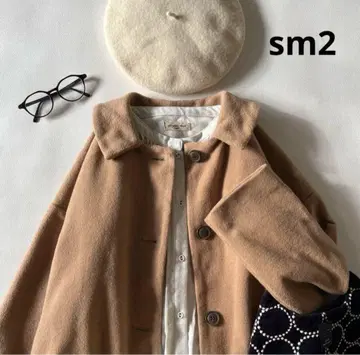 7040*새상품 사만사 모스모스 울 혼방 미들 기장 코트 프리 사이즈