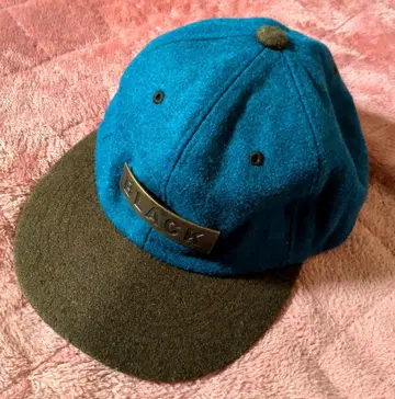 BLACK 플랫 브림 캡