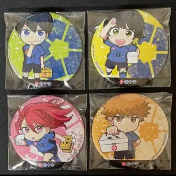 블루 록 백십자 콜라보 캔뱃지 세트