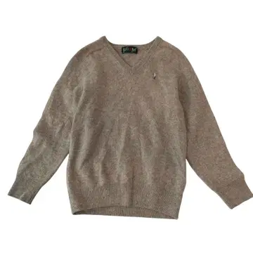 EAST BOY 이스트 보이 V넥 니트 스웨터 스쿨 베이지 9