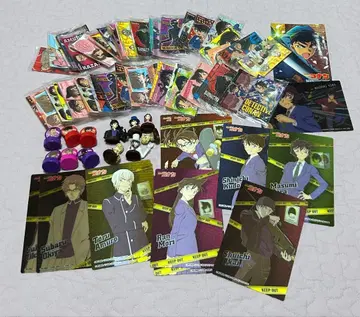 명탐정 코난 피규어 카드 스탬프 씰 세트