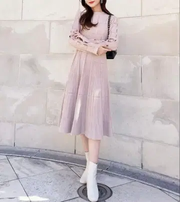 [컨디션 최상] Celford 롱 슬리브 디포메이션 원피스