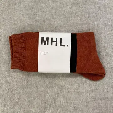 새상품 MHL, 코튼 나일론 삭스 벽돌색