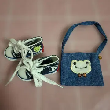 개구리 피클스 코스튬 외출 세트 숄더백 신발
