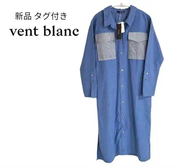 새상품 택 포함 vent blanc  셔츠 롱 원피스