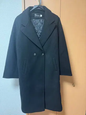 PBselect 롱 코트 블랙 한국 패션