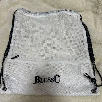 BlessU 블랙 메쉬 냅색
