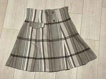 스나이델 스카숏 팬츠 체크 무늬