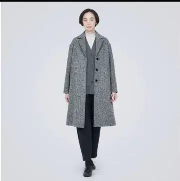 무인양품 재생 울 체스터 코트 L 사이즈