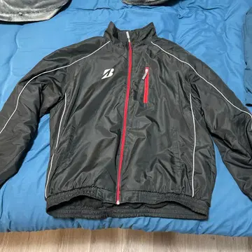 브릿지스톤 안감 플리스 블루종 블랙 3L 사이즈 발수 가공 점퍼