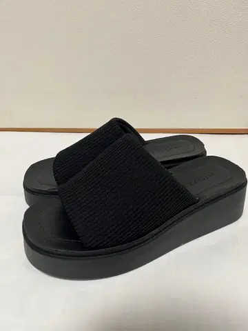 LEPSIM 블랙 플랫폼 샌들 M 23~23.5 cm