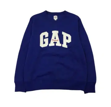 GAP 네이비 로고 맨투맨 S