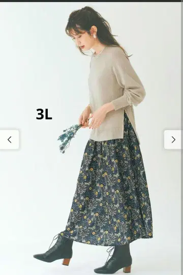 3L 펠리시모 x 윌리엄 도킹 니트 원피스*빅 사이즈