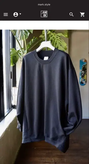 PRE_ 오버 사이즈 재구축 맨투맨