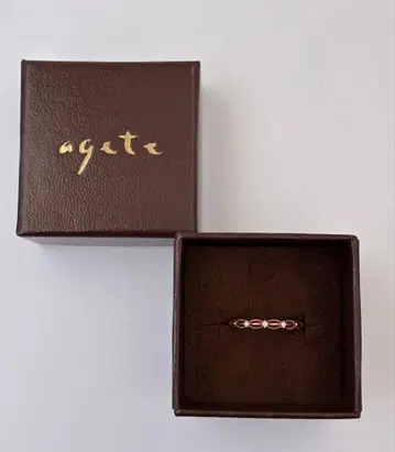 아가트 프릴 다이아 핑키링