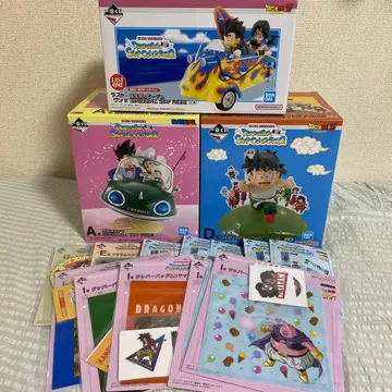 드래곤볼 제일복권 A상 D상 라스트원상 피규어 3종 세트