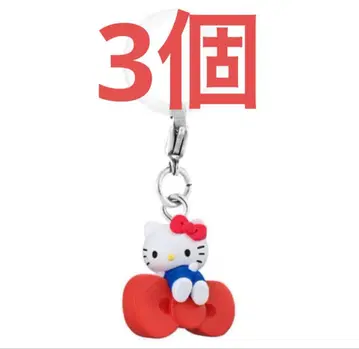 헬로키티 아메리칸 디자인 메지루시 액세서리 리본ver. 3개 세트