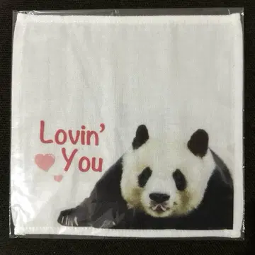 오지 동물원 팬더 탄탄 거즈 타월