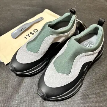 미사용 IYSO Y-MOC CREST 27cm 슬립온 통굽 스니커즈