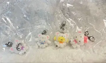 산리오 메지루시 액세서리 ~푹신푹신 스노우~ 4개 세트