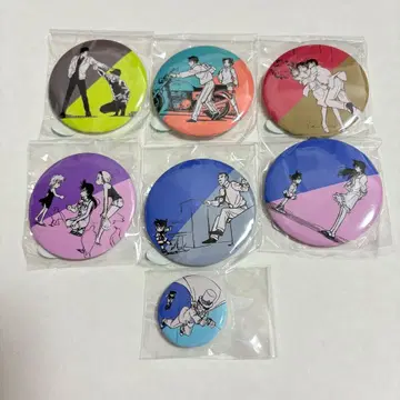 명탐정 코난 탐정사 가챠 캔뱃지 컴프 세트