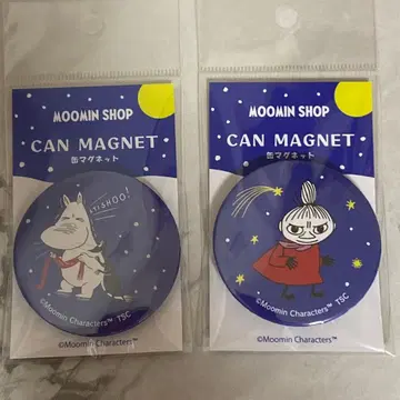 무민샵 한정판 캔 마그넷 2세트