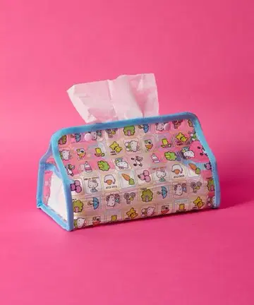 메루카리 택배 미사용 스튜디오 클립 x 헬로키티 티슈 케이스