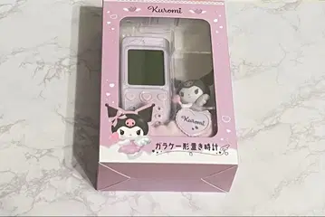 쿠로미 폴더폰 모양 탁상시계 산리오 폴더폰형 탁상시계