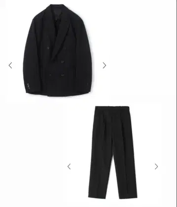 CABaN 코튼 데님 더블 브레스트 자켓 팬츠 셋업