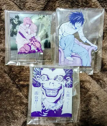 제일복권 데스노트 아크릴 스탠드 라이토&미사미사, L, 류크