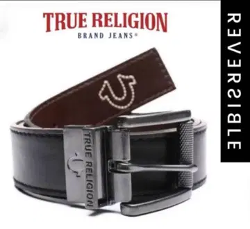 무료배송 새상품 TRUE RELIGION 리버서블 벨트 36 BKBR