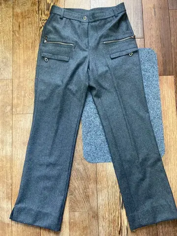 이타리야 그레이 와이드 팬츠 사이즈 9