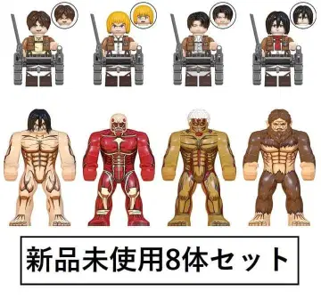 새상품 레고 호환 진격의 거인 캐릭터 미니 피규어 인형 세트