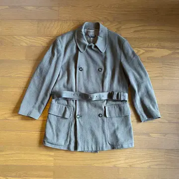 GIORGIO ARMANI 브라운 더블 코트 90s