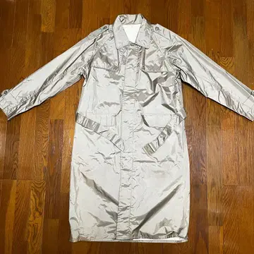 90s 트렌치코트형 레인코트 방수 사용 해외 구매품 빈티지