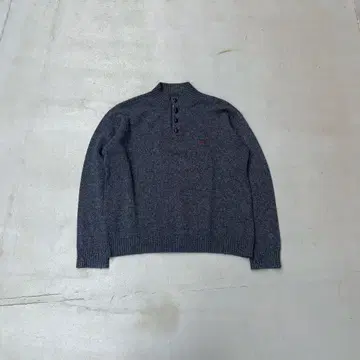 90s Papas 실크 마블 울 니트 스웨터 싸개 버튼