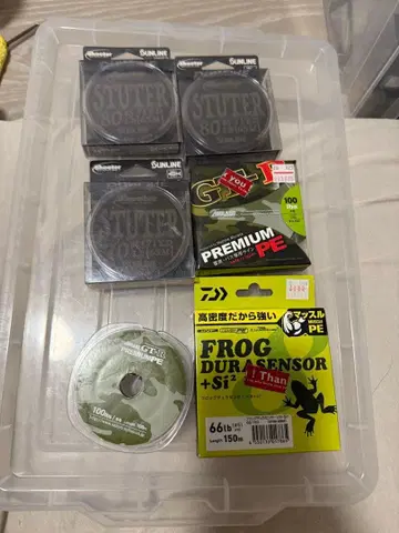 굵은 PE 세트 스튜터 GTR 프리미엄 PE 듀라 센서