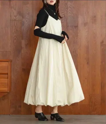 hinari 벌룬 실루엣 원피스