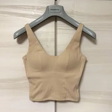 미사용 새상품 AMATERAS 아마테라스 DREAMY 탱크탑 베이지