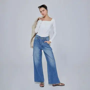 시루무린 페인터 baggy denim 팬츠 SRN05