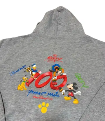 00s 디즈니 미키 프렌즈 2000 지퍼 후디 후드티