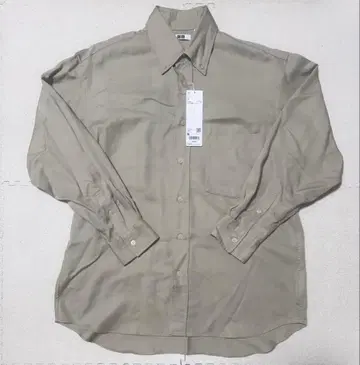 [택 포함 새상품] UNIQLO U 유니클로 드레이프 셔츠 사이즈 M