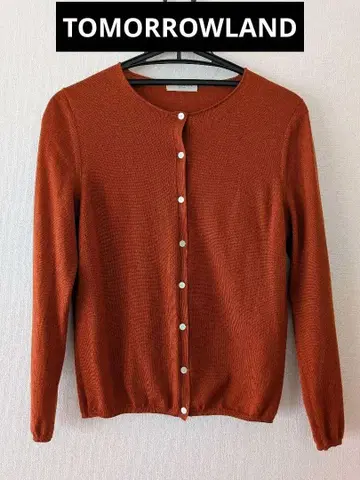 TOMORROWLAND 투모로우랜드 긴팔 가디건 오렌지