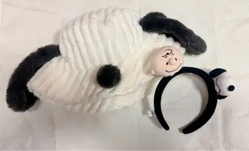 USJ 스누피 머리띠 모자 2세트