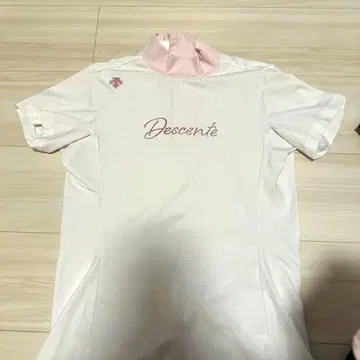 Descente 여성용 골프 셔츠 화이트