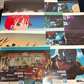 제일복권 지크 액스 H상 클리어 포스터 11종 세미 컴프