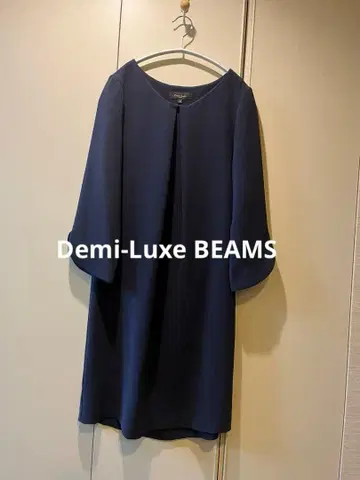 Demi-Luxe BEAMS 포멀 여성용 원피스 네이비